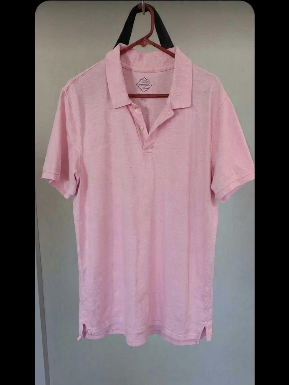 St. John's Bay Light Pink Men's Polo Shirt Size L
